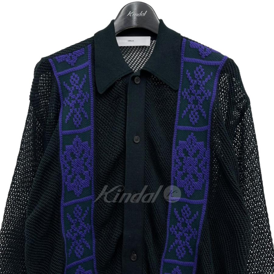 トーガ ヴィリリース TOGA VIRILIS 2023SS 「Mesh knit shirt 