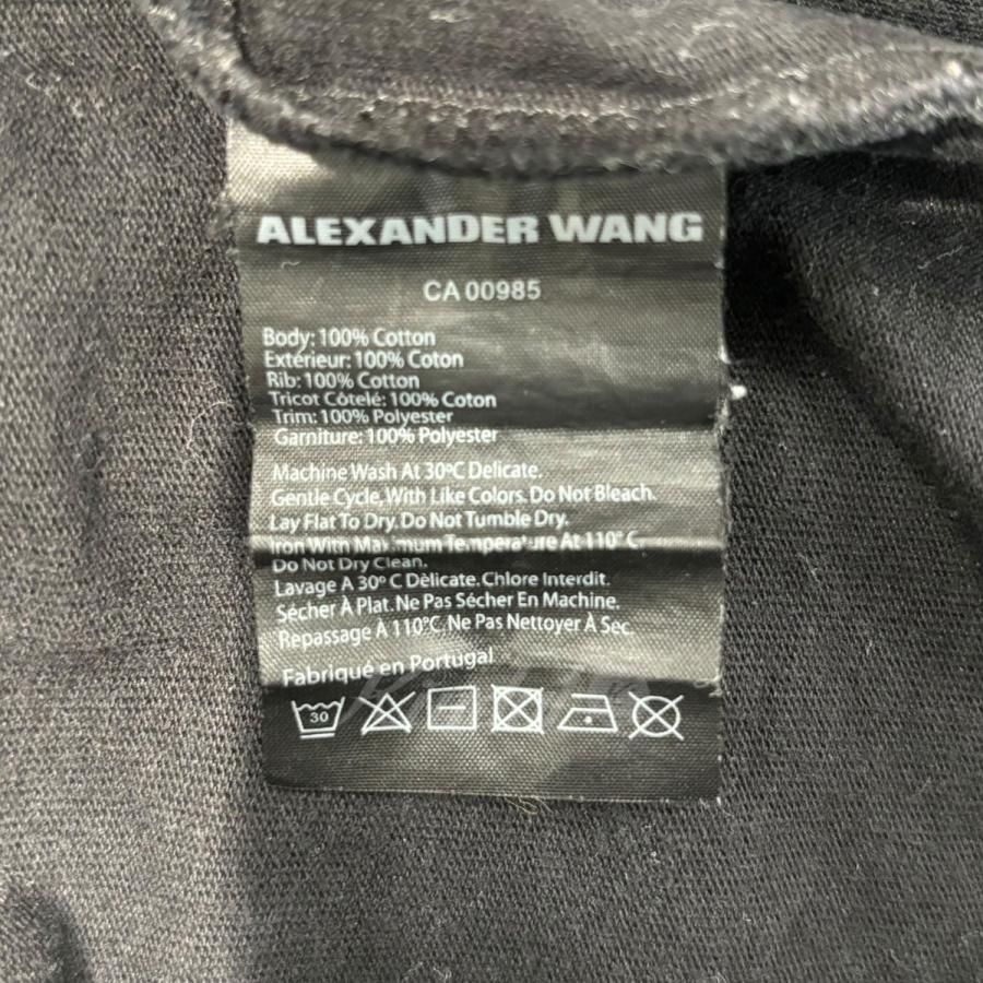 アレキサンダーワン ALEXANDER WANG Call us NOW 1-900-REAPERS Tシャツ ブラック×パープル サイズ：XL｜kindal｜05