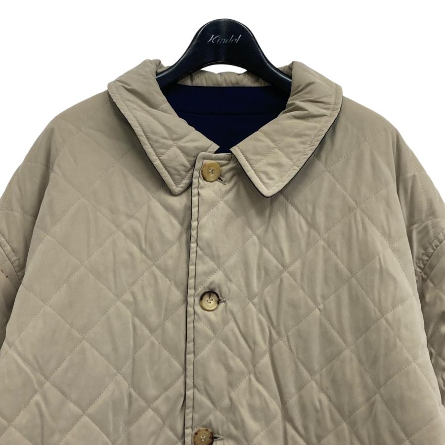 エルメス HERMES キルティングコート ベージュ サイズ：54 