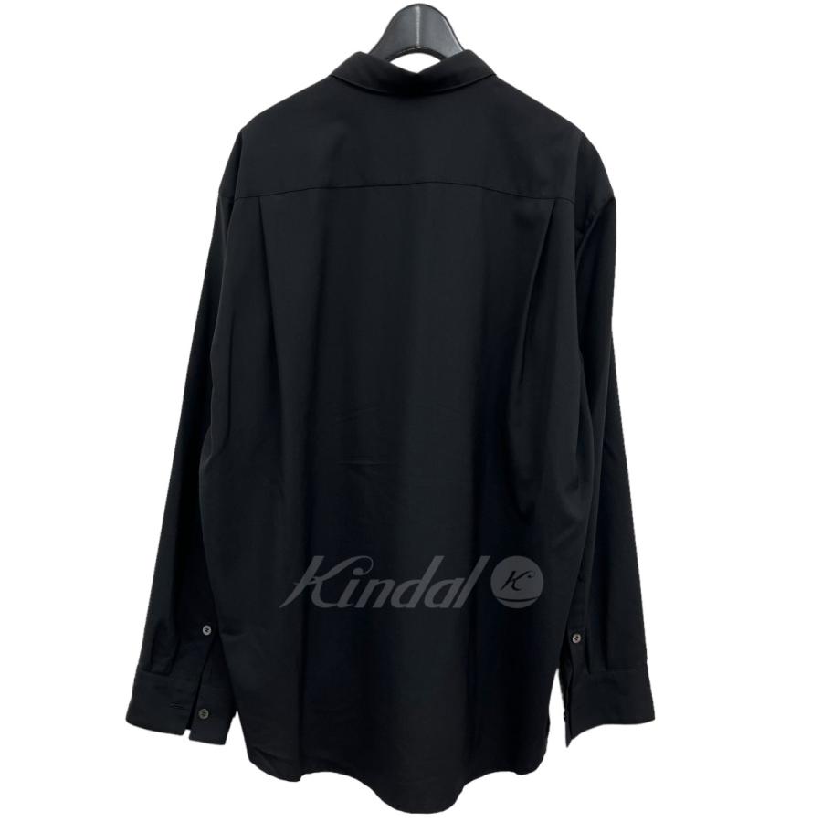 オーバーコート OVERCOAT 「DROPPED SHOULDER TOP」 ウールシャツ 