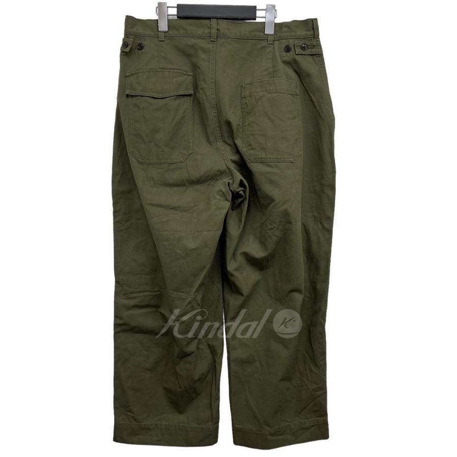 【タグ付】アプレッセ24SS USAF Hemmed Bottoms Olive A.PRESSE USAF Hemmed Bottoms アプレッセ USエアフォースヘムド