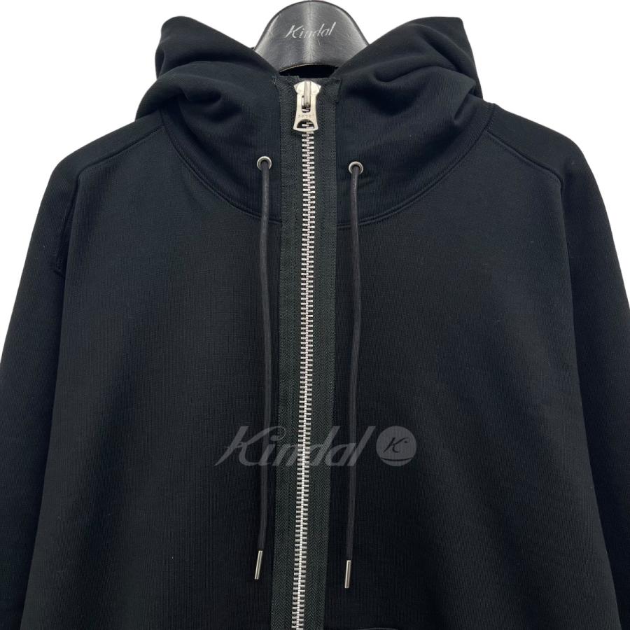 sacai サカイ 2024SS「s Sweat Jersey Hoodie」パーカー ブラック 