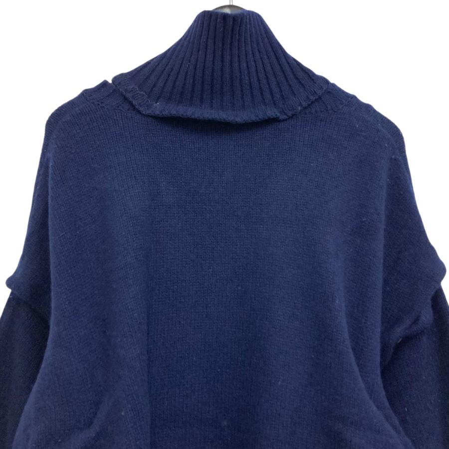 値下げ】YOKE DETACHABLE FOLD UP SHARE KNIT 変形ニット ネイビー 
