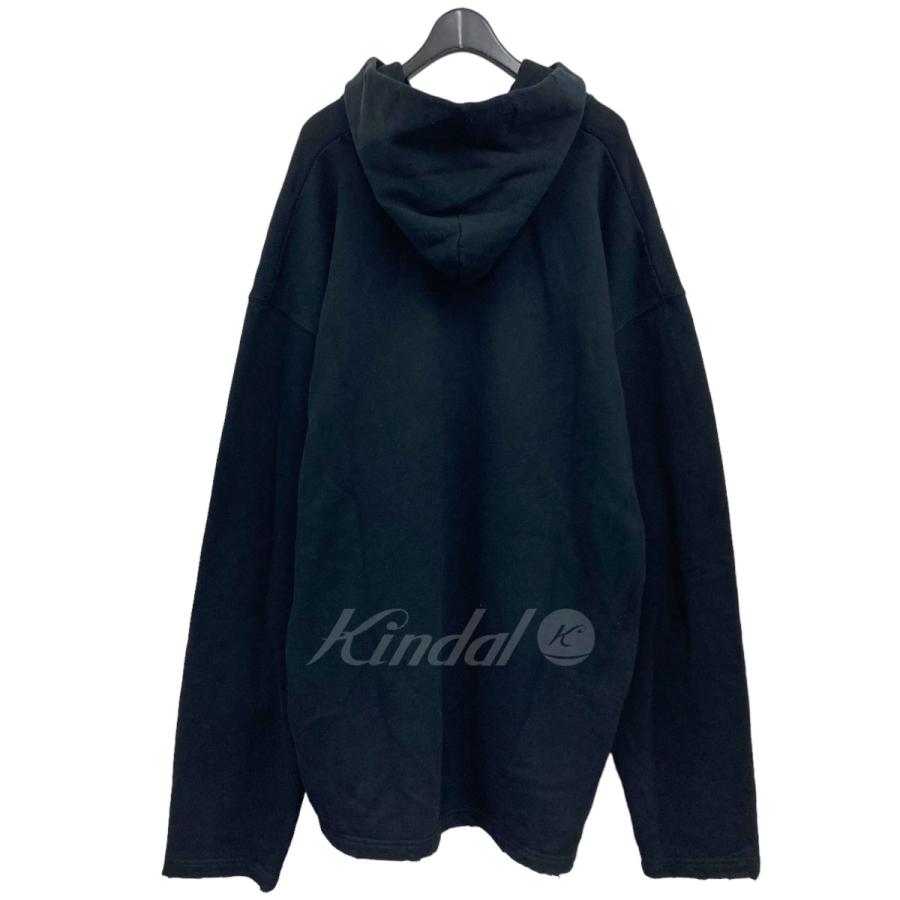 値下げ】BALENCIAGA 2021AW FREEロゴプルオーバーパーカー ブラック 