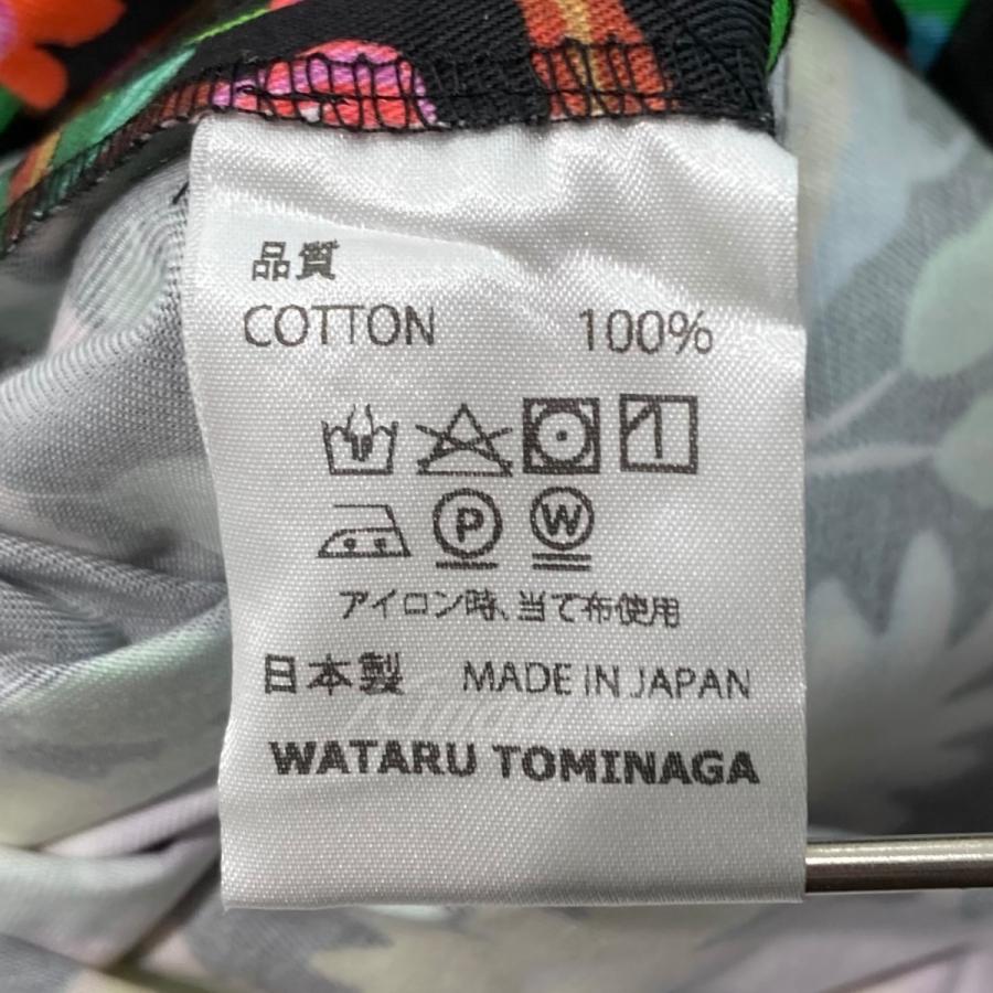 ワタルトミナガ WATARU TOMINAGA 花柄スカート ブラック×マルチ ワタルトミナガ WATARU TOMINAGA 花柄スカート ブラック×マルチ