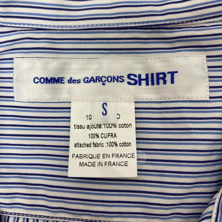 コムデギャルソンシャツ COMME des GARCONS SHIRT ストライプジャケット ブルー×ホワイト サイズ：S｜kindal｜06