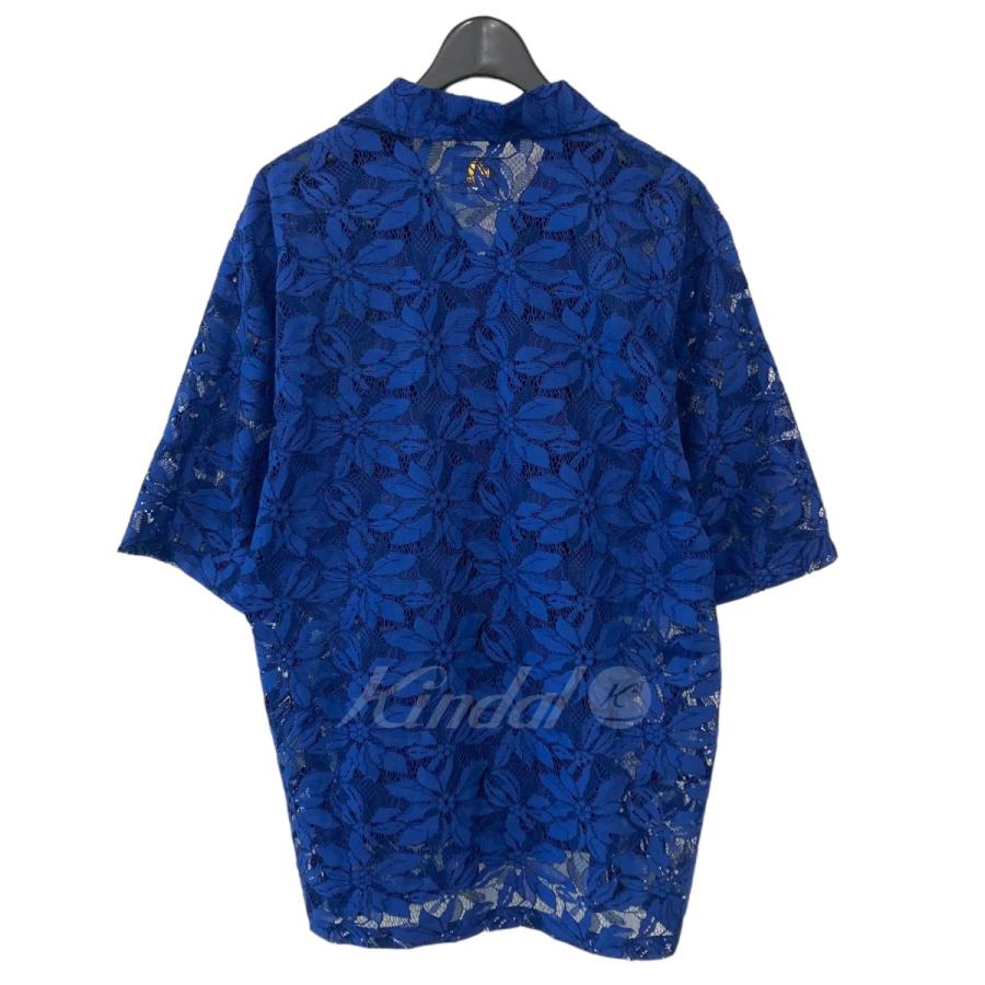 美品　Needles cabana shirts S カバナシャツ　ネイビー Needles ニードルス 「Cabana Shirt」カバナシャツ ブルー