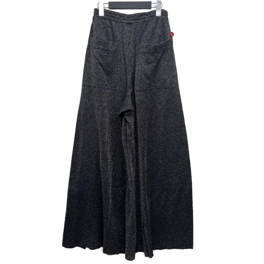 シンヤコヅカ SHINYA KOZUKA HOME PANTALON ラメワイドパンツ ブラック サイズ：S｜kindal｜02