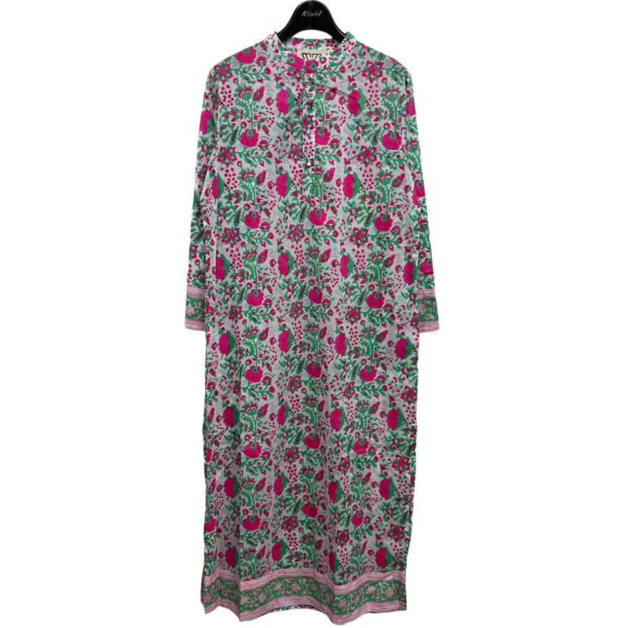 エスゼットブロックプリント SZ Blockprints ISLE FROCK 総柄 