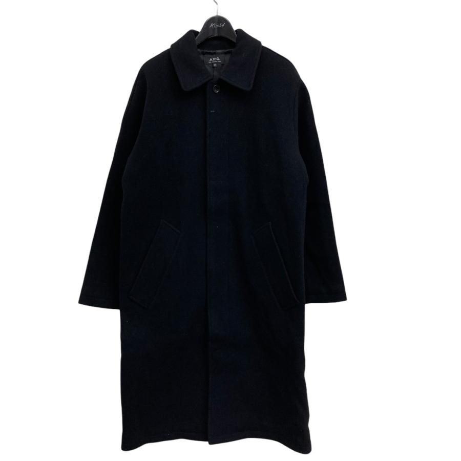 アーペーセー A．P．C． ウールステンカラーコート ブラック サイズ 