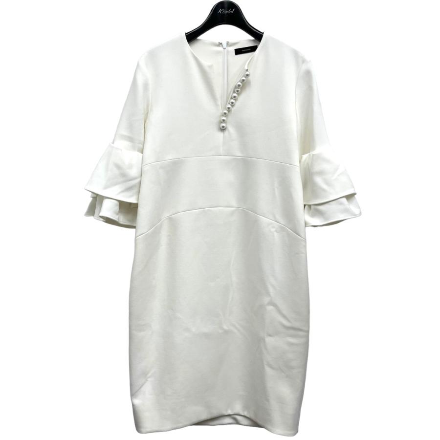 最終ヨーコチャンYOKO CHAN 未使用パールティアードワンピース