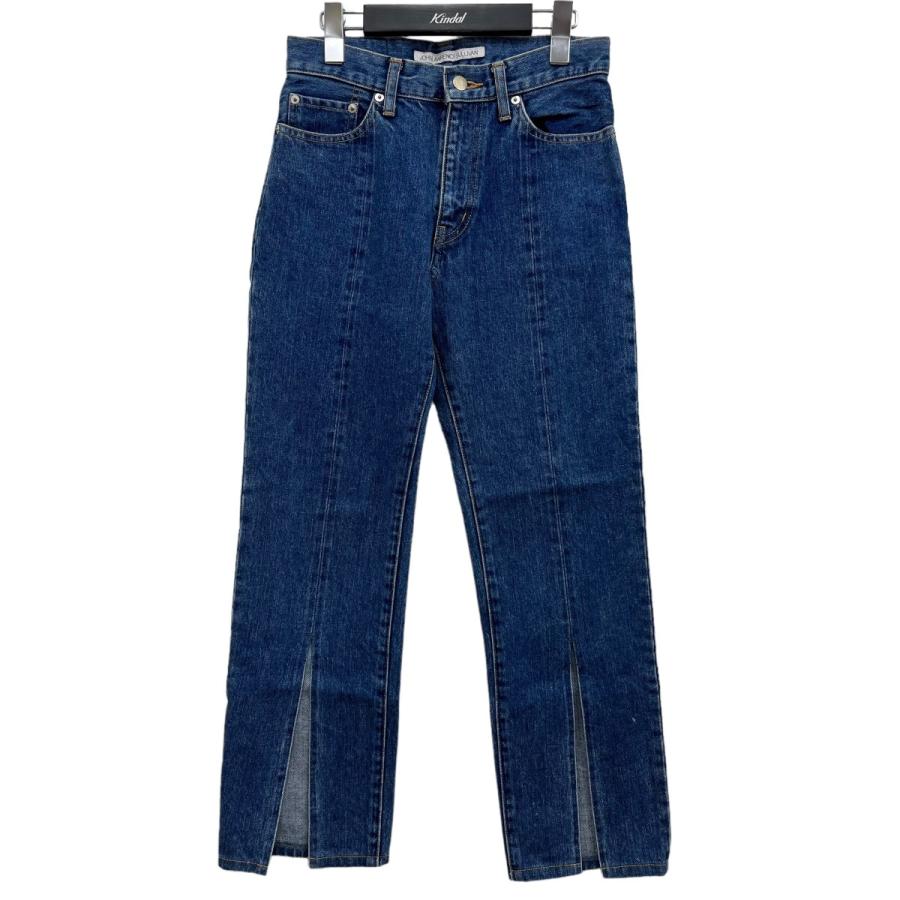 値下げ】JOHN LAWRENCE SULLIVAN スリットデニムパンツ インディゴ 