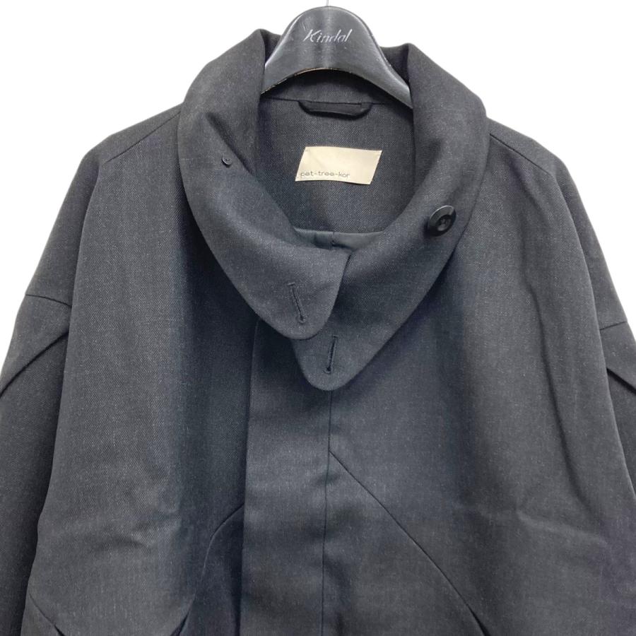 pet-tree-kor 23AW Crassula Jacket in Charcoal ウールジャケット 
