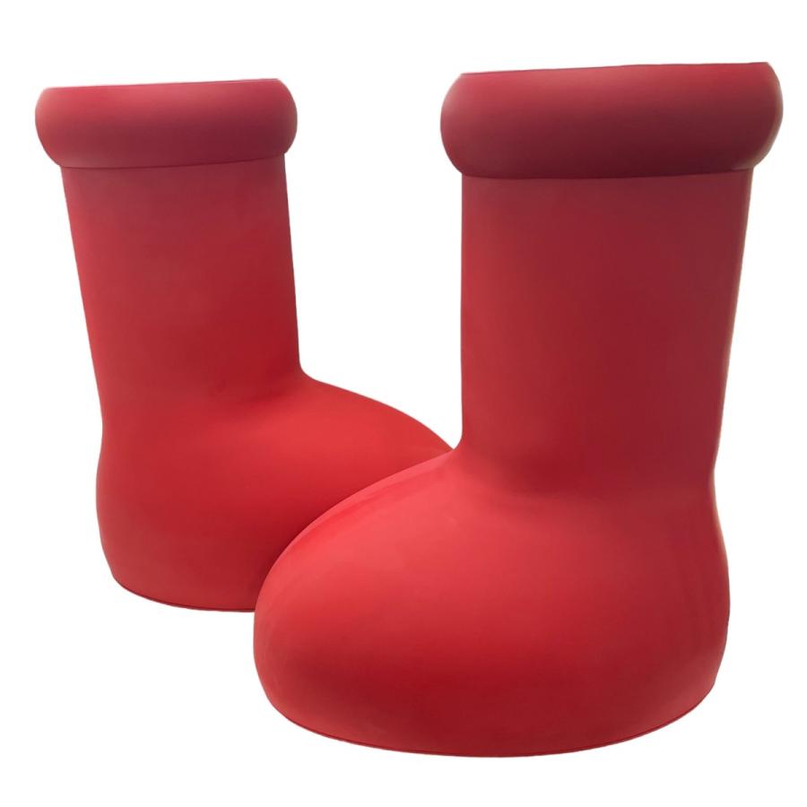 未使用品MSCHF Big Red Bootsアトムレッドブーツ25cmUS7 MSCHF〉BIG Red Boot アトムブーツ