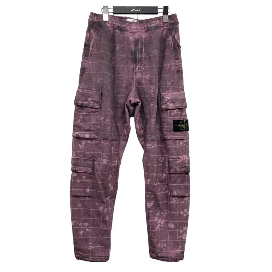 値下げ】STONE ISLAND カーゴスウェットパンツ パープル サイズ：W29 