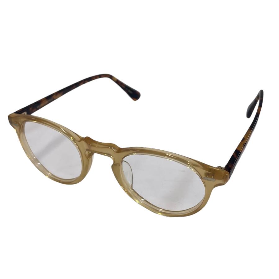oliver peoples gregory peck-j メガネ茶ブラウン