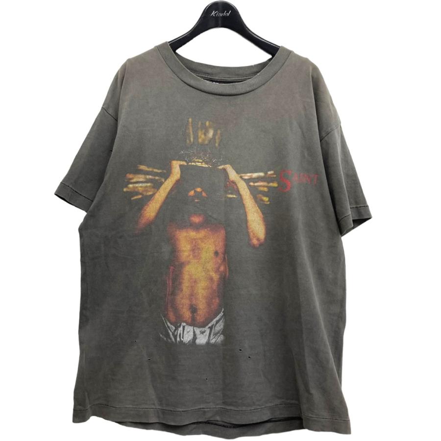 セントマイケル SAINT MICHAEL 23SS SS TEE WE LIVE HELL ヘルTシャツ 