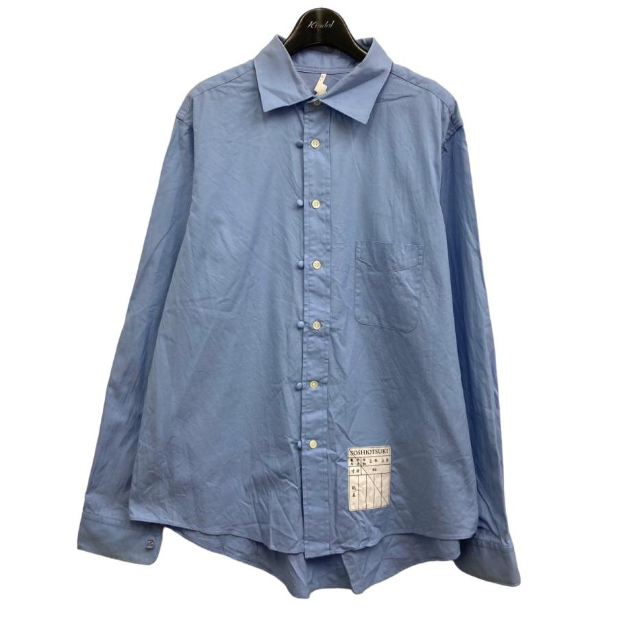 ソウシオオツキ SOSHIOTSUKI ENDING CUTTER SHIRTS ブルー サイズ：46 