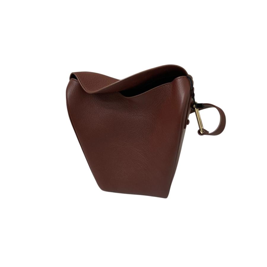 LEMAIRE 【値下げ】LEMAIRE Small Folded Bag ハンドバッグ ブラウン  