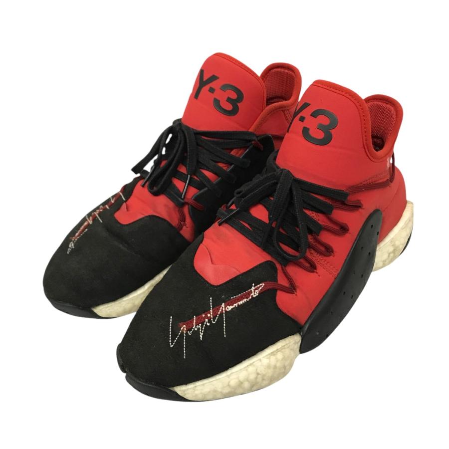 ワイスリー Y-3 BYW BBALL スニーカー BC0338 レッド サイズ：8 1/2 