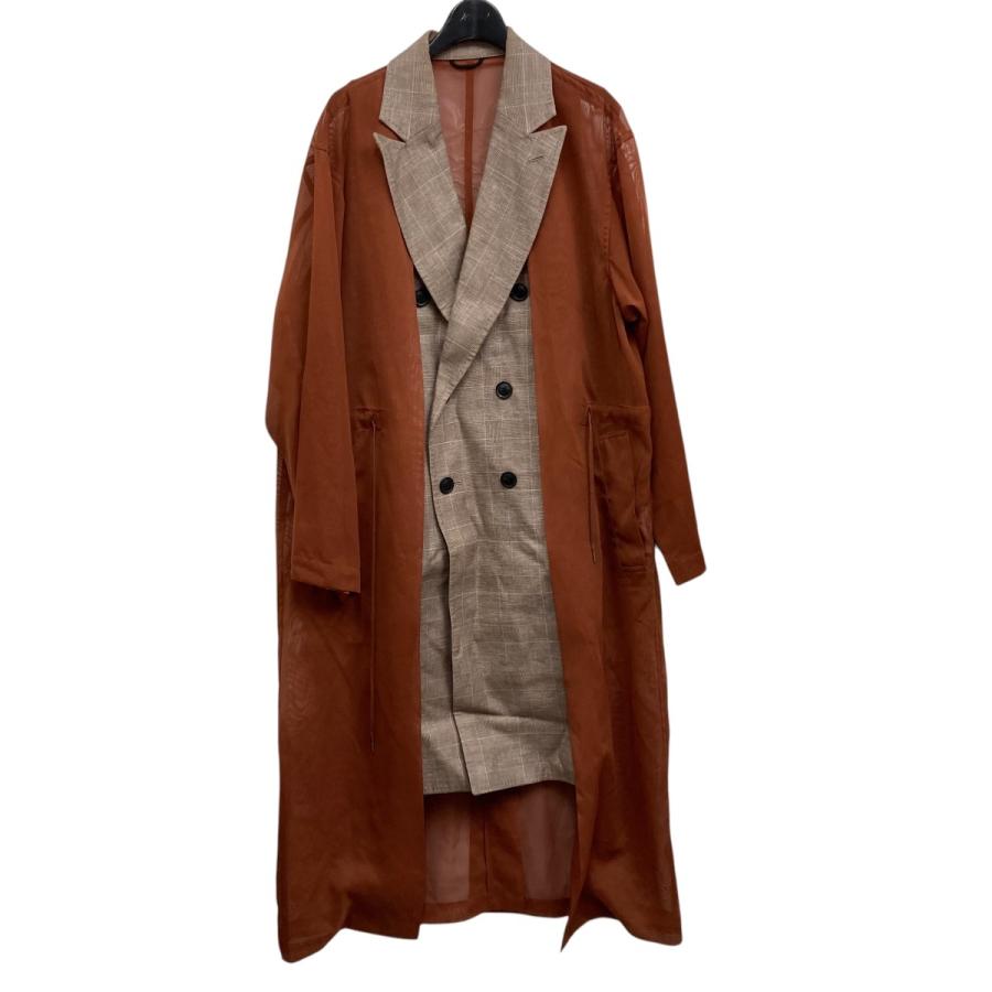 TOGA PULLA トーガプルラ Polyester mesh coat メッシュコート  