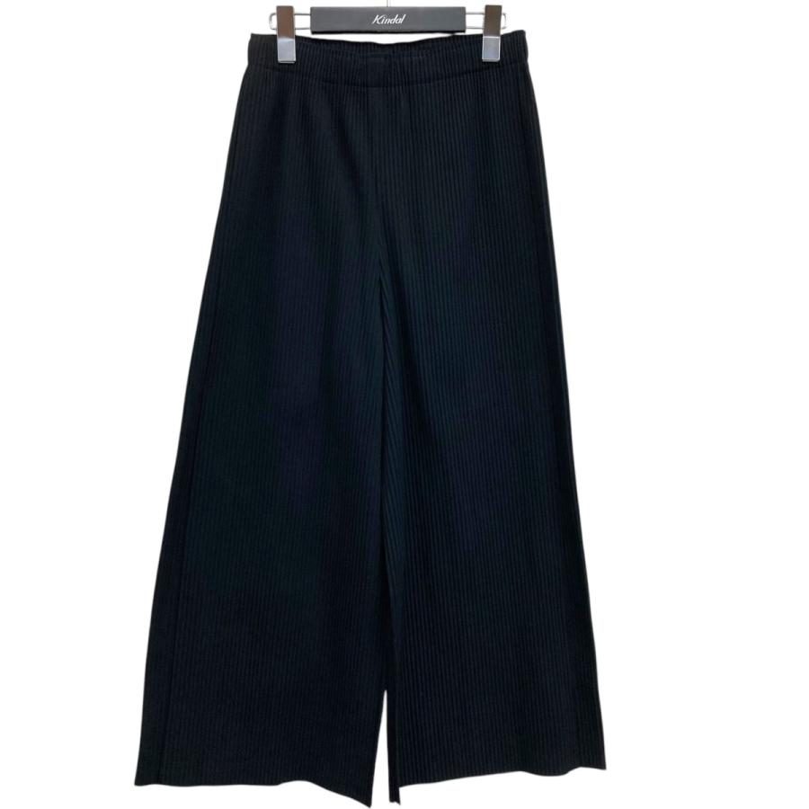 me ISSEY MIYAKE ミーイッセイミヤケ プリーツパンツ ブラック サイズ  