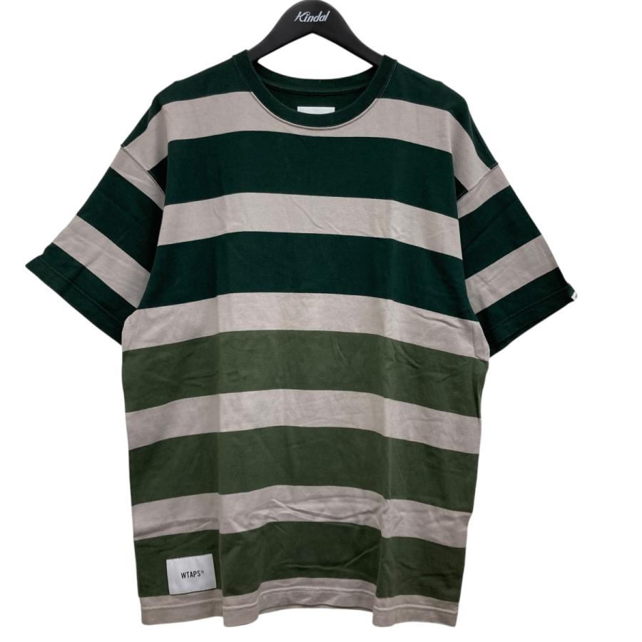 WTAPS 【値下げ】WTAPS ボーダーTシャツ グリーン×ベージュ WTAPS 【値下げ】WTAPS ボーダーTシャツ グリーン×ベージュ