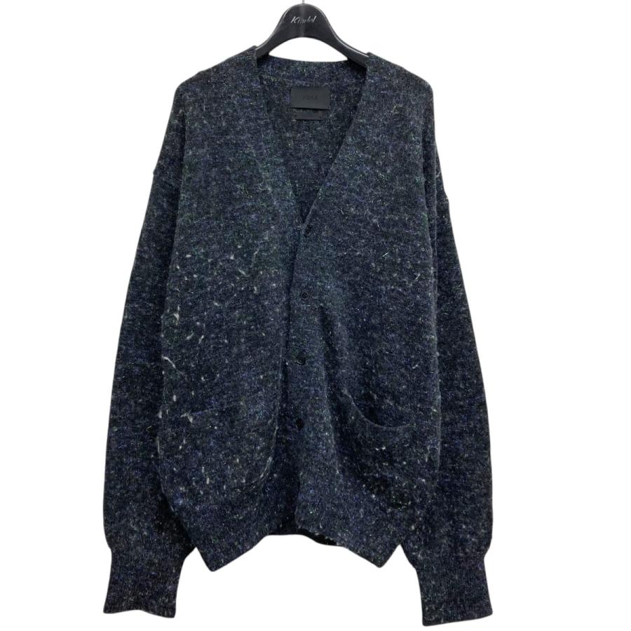 YOAK ヨーク YOKE 24AW Pearl Glitter Blend Wool Cardigan 
