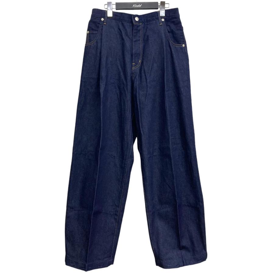 NEON SIGN ネオンサイン Wide denim slacks Rigid デニムパンツ 