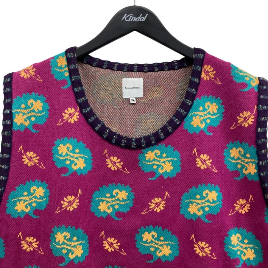 Sasquatchfabrix 22ssニットベスト SASQUATCHfabrix. サスクワァッチファブリックス