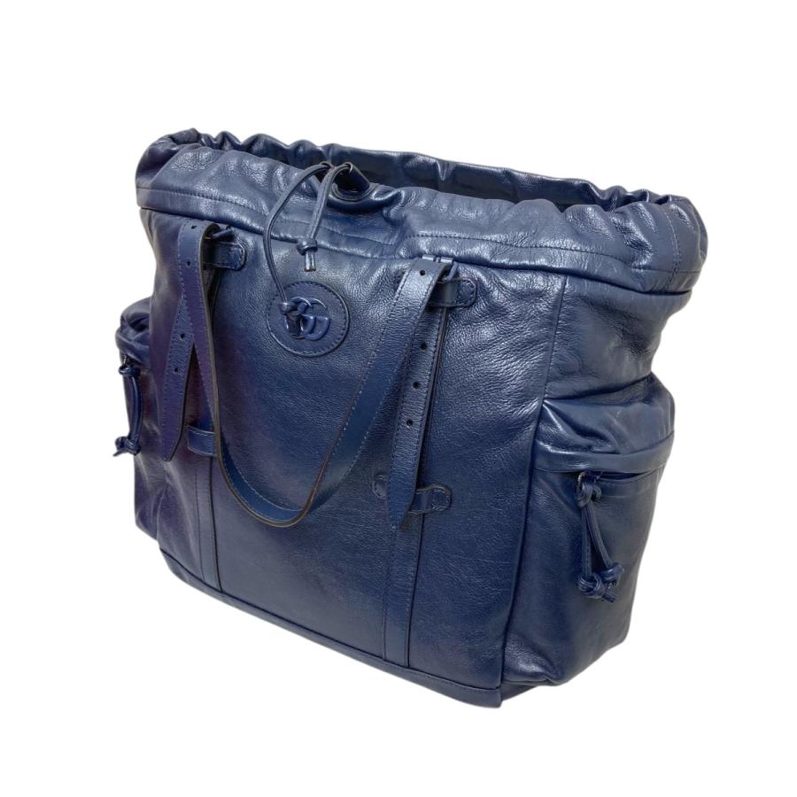 新品　GUCCI グッチ　ドローストリング レザー トートバッグ　ハンドバッグ GUCCI 【値下げ】GUCCI トートバッグ ドローストリングバッグ