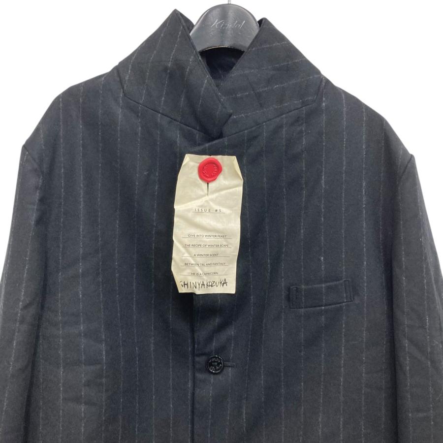 シンヤコヅカ SHINYA KOZUKA 24AW ANTIQUE JACKET CHALK STRIPE 
