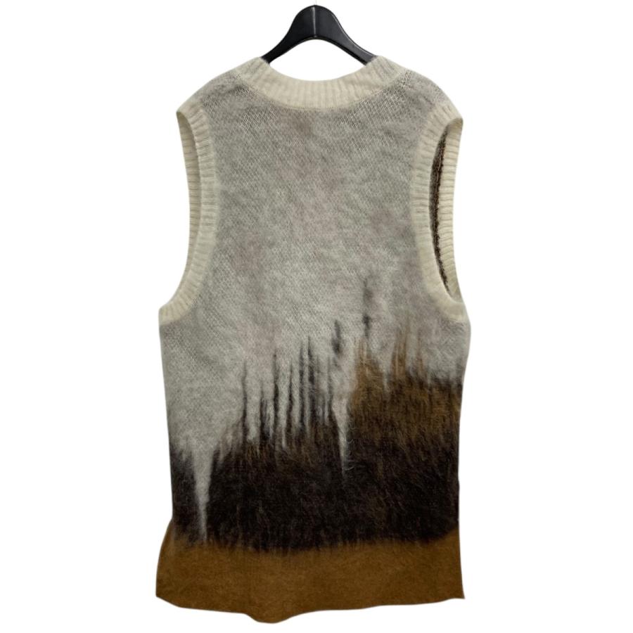 マメクロゴウチ mame kurogouchi Drip Glaze Pattern Mohair Knitted 