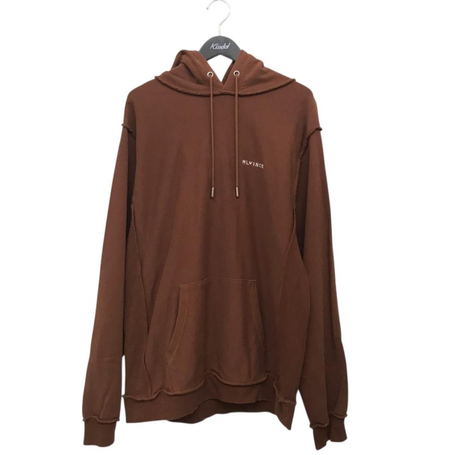 メルヴィンス MLVINCE プルオーバーパーカー ブラウン サイズ：L