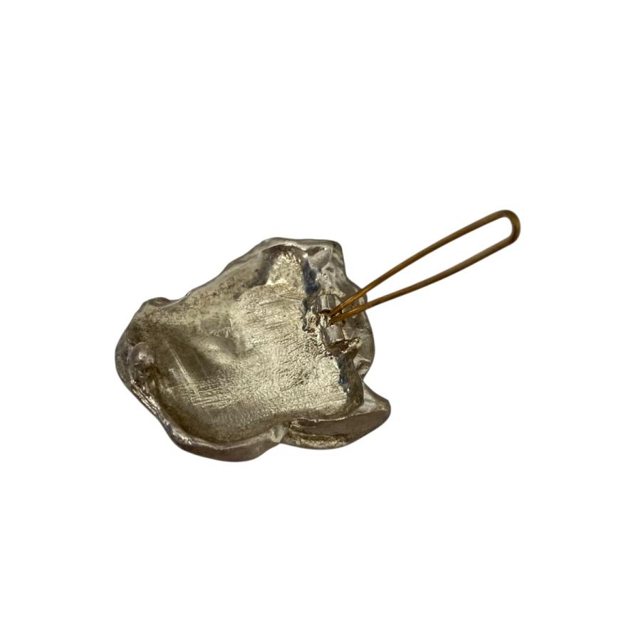 PLUIE プリュイ コモエスヘアクリップ シルバー : カインドオルYahoo