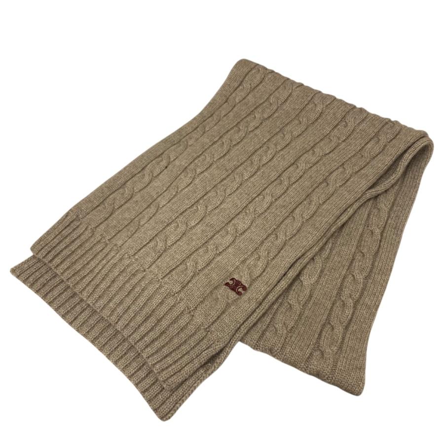 CELINE トリオンフスカーフ カシミア ベージュ 【公式通販】