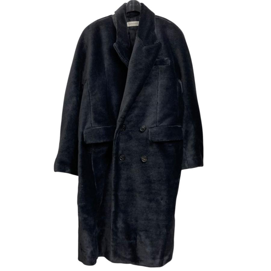 値下げ】NAMACHEKO 21AW FLAT OVER COAT コート ブラック サイズ：S