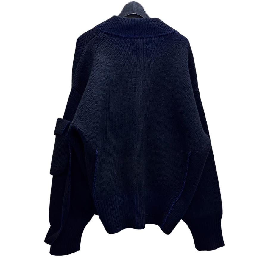 値下げ】Tamme A1 KNIT DECK JACKET ニットジャケット ブラック サイズ