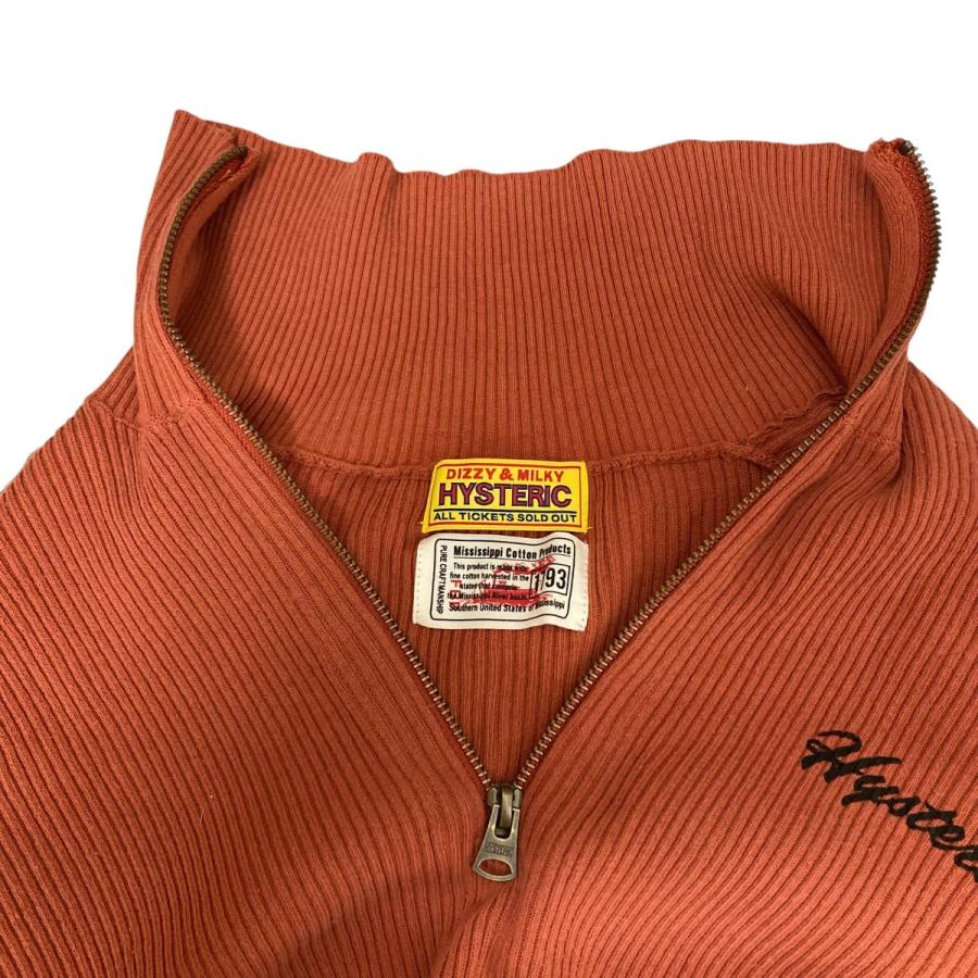 週末限定値下げ✨HYSTERIC GLAMOUR フルジップスウェット 半袖　S HYSTERIC GLAMOUR（ヒステリックグラマー） 【値下げ】Hysteric