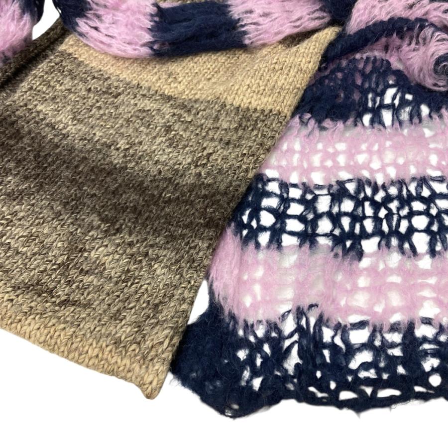 RAF SIMONS（ラフ シモンズ） マフラー ピンク×ブラウン サイズ