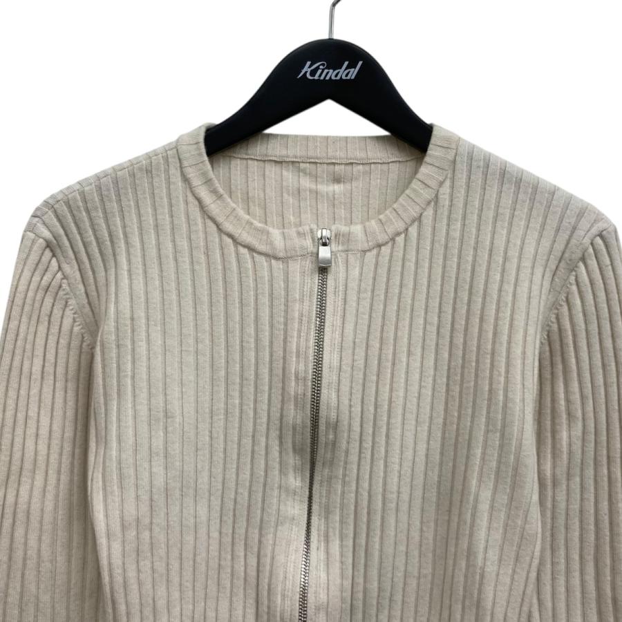 ヨー ビオトープ yo biotop Wool zip short cardigan カーディガン