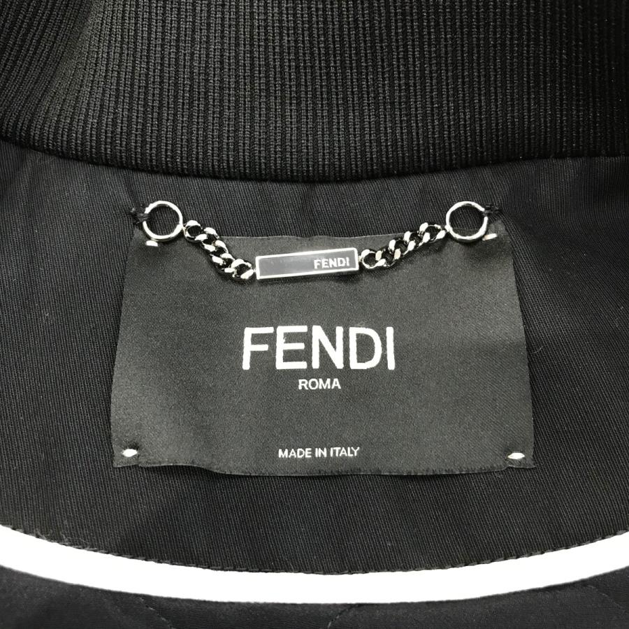 【値下げ】FENDI ブルゾン FJ6821 A1EA ブラック×マルチカラー サイズ：38 (渋谷店)の画像
