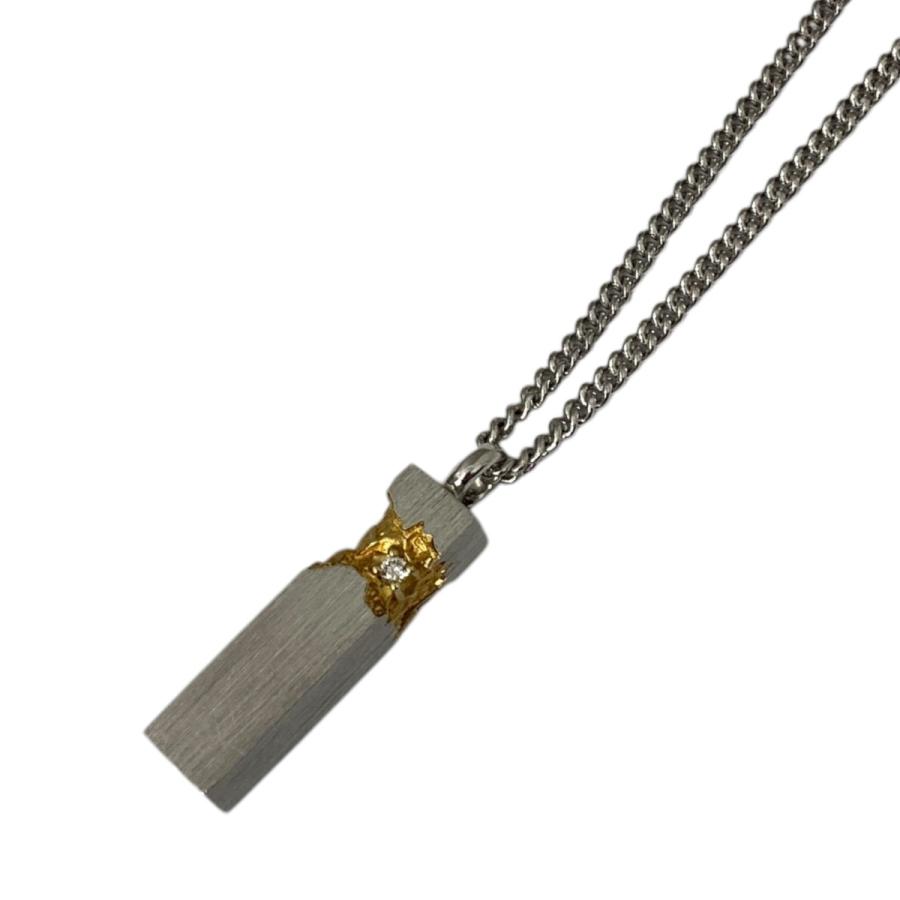 TOM WOOD 【値下げ】TOM Mined Cube Pendant ネックレス シルバー