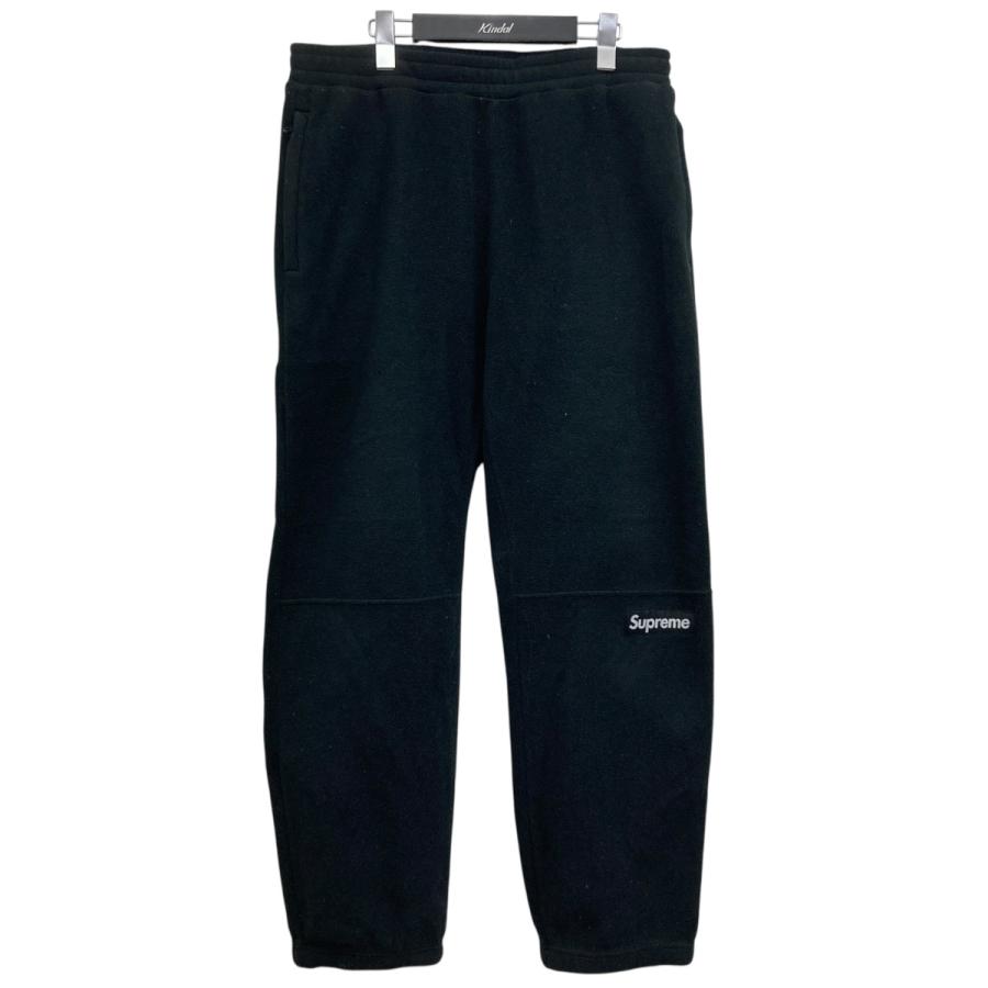Supreme ブラック フリースパンツ　Mサイズ supreme フリース パンツ Supreme シュプリーム フリースパンツ