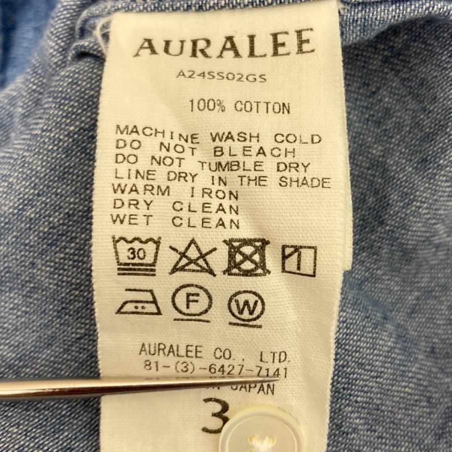 AURALEE オーラリー セルビッジスーパーライトデニムハーフ AURALEE オーラリー セルビッジスーパーライトデニムハーフ
