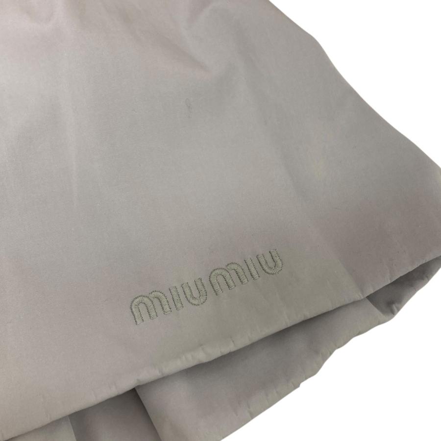 miu miu（ミュウミュウ） 【値下げ】MIU MIU スカート グレー サイズ