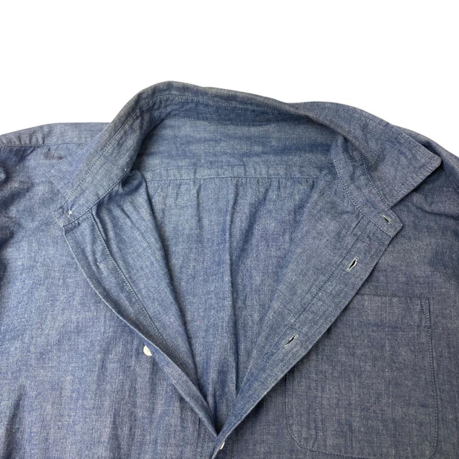 値下げ】BROCHURE BROCHURE GENERALLY DENIM デニムシャツ インディゴ