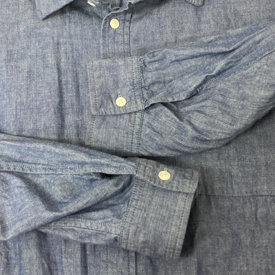 値下げ】BROCHURE BROCHURE GENERALLY DENIM デニムシャツ インディゴ