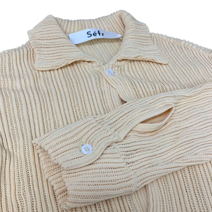 トップス sefr Jacques shirt \"NELUMBO MESH\" sefr Jacques shirt 