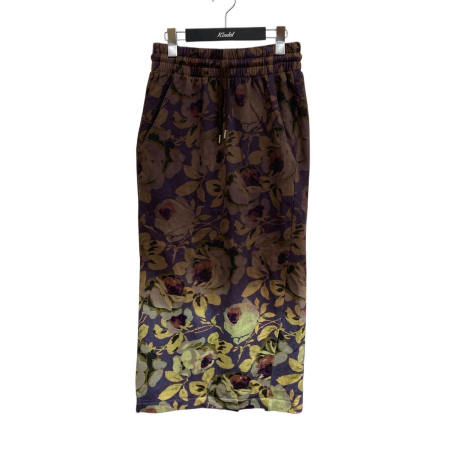 DRIES VAN NOTEN ドリスヴァンノッテン 花柄スウェットスカート